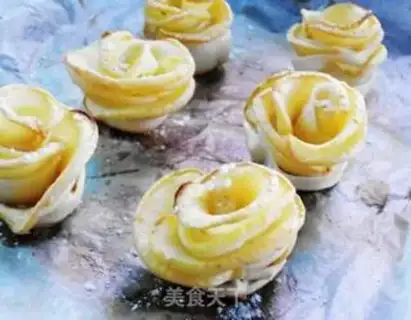 Make Apple roses step 8