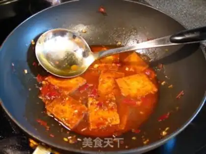 Make Spicy tofu step 5