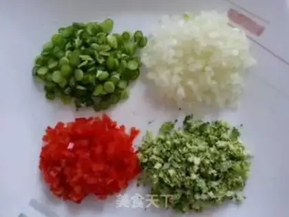 Make Eggs and vegetables step 1