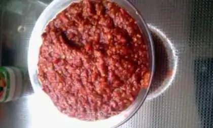 Make Homemade chili sauce step 6