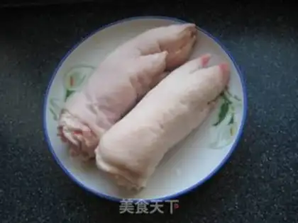 Make Red pig hoof step 0