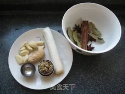 Make Red pig hoof step 4