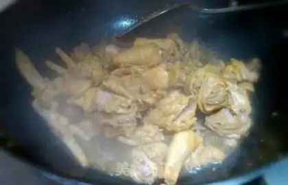 Make Green bean chicken step 3
