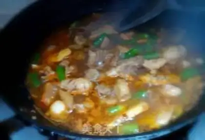 Make Green bean chicken step 4