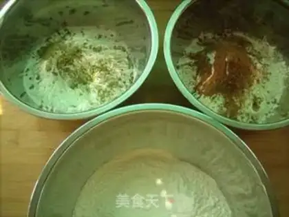 Make Three-colour rice cakes step 0