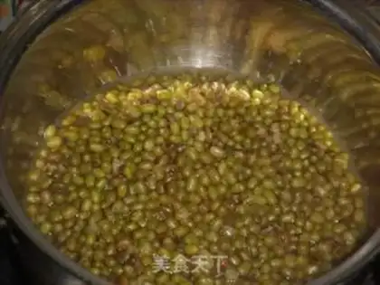 Make Green bean cake step 2