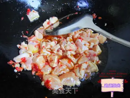 Make Spicy chicken step 4