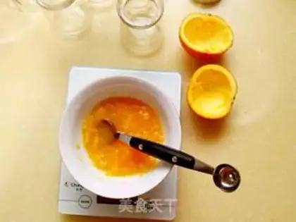 Make Sweet orange jelly step 1