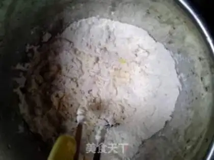 Make Egg spinach noodles step 3