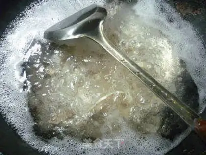 Make Spicy ink fish step 3