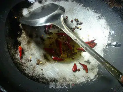 Make Spicy ink fish step 4
