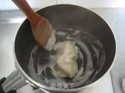Make Rose milk bag step 1