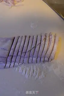 Make Vegetable hand noodles step 6