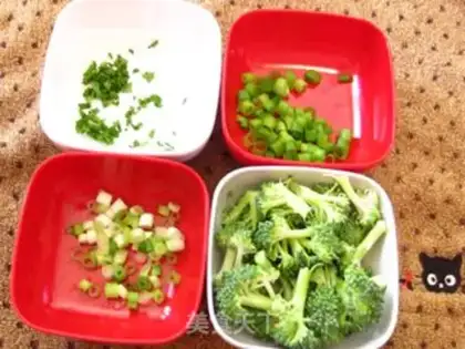 Make Shrimp broccoli step 1