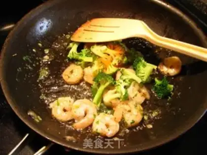 Make Shrimp broccoli step 7