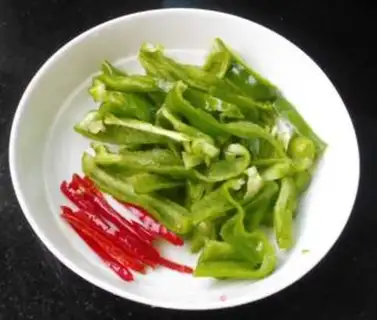 Make Green pepper fire step 2