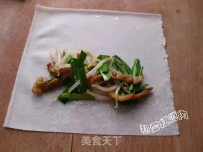 Make Spring rolls step 11