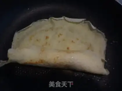 Make Banana omelet step 5
