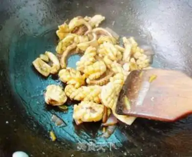 Make Green pepper fire step 6