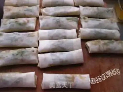 Make Spring rolls step 14