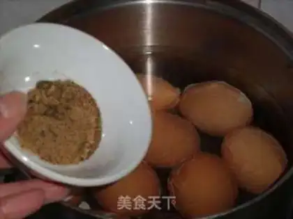 Make Tea eggs step 3