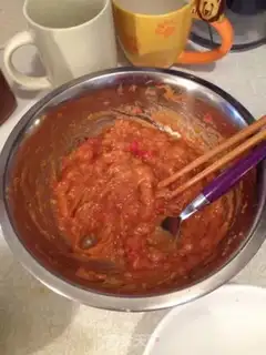 Make Cod chicken veggie cooker step 1