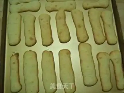 Make Yogurt finger cookies step 8