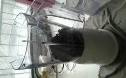 Make Black sesame sauce step 1
