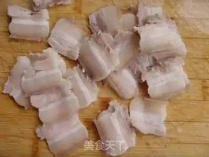 Make Sour sauce and white meat step 2