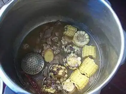 Make Lamb stew corn carrots step 4