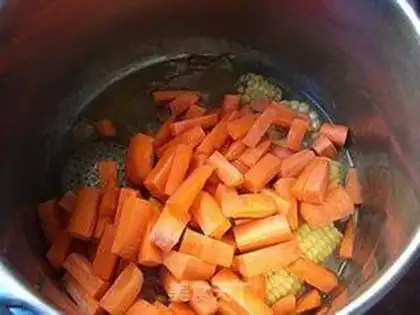 Make Lamb stew corn carrots step 5