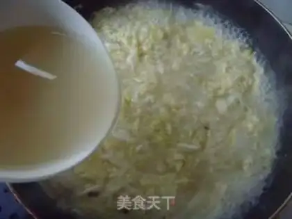 Make Sour sauce and white meat step 6