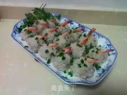 Make Shrimp tailball step 2