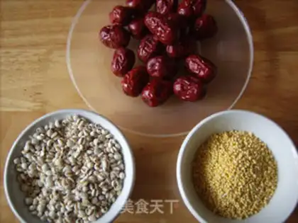Make Red-tree rice porridge step 0