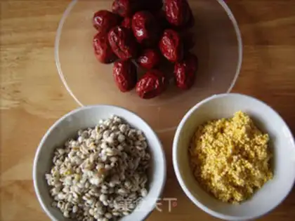 Make Red-tree rice porridge step 1