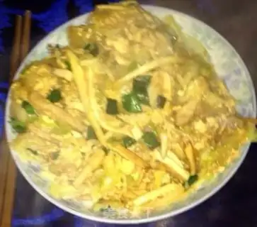 Make Eggs and chicken step 12