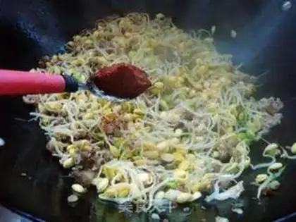 Make Scrambled soybeans step 7