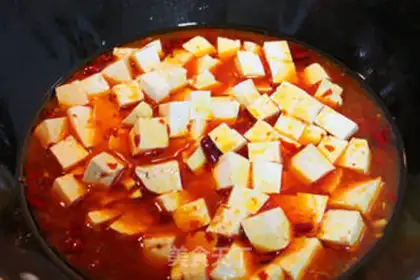 Make Spicy tofu step 4