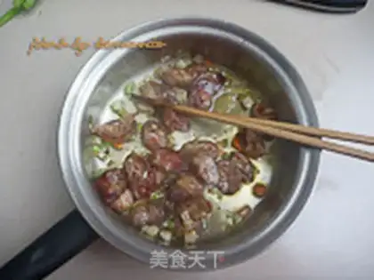 Make Sausage rice step 3
