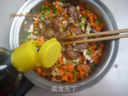 Make Sausage rice step 5