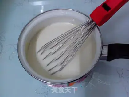 Make Lemon flamingo ice cream step 3