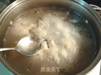 Make Red burning pig hoof step 1