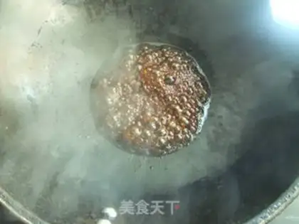 Make Red burning pig hoof step 3