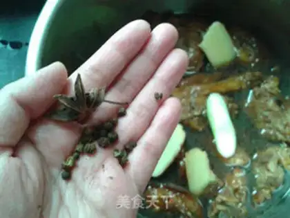Make Red burning pig hoof step 10