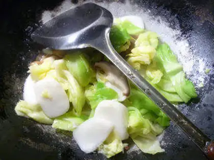 Make The mushroom cabbage step 7