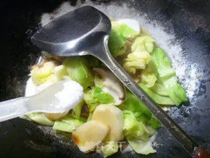 Make The mushroom cabbage step 9