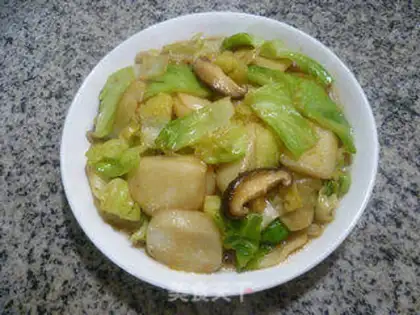Make The mushroom cabbage step 12