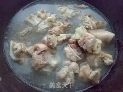 Make Red bean, pig hoof step 2
