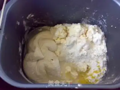 Make Lemon cheese bag step 2