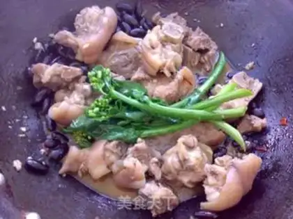Make Red bean, pig hoof step 6